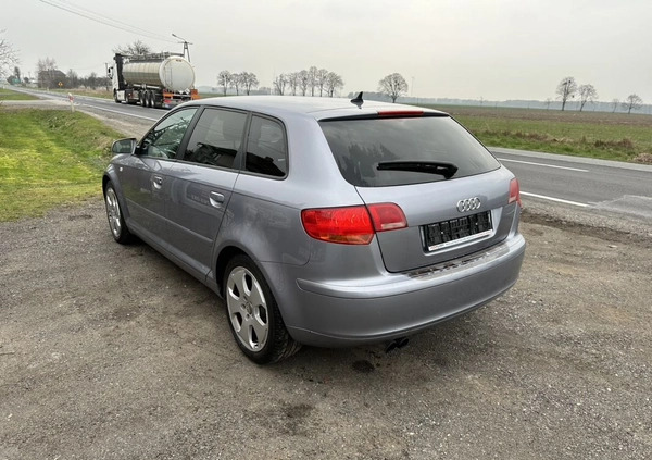 Audi A3 cena 20900 przebieg: 215000, rok produkcji 2008 z Bardo małe 67